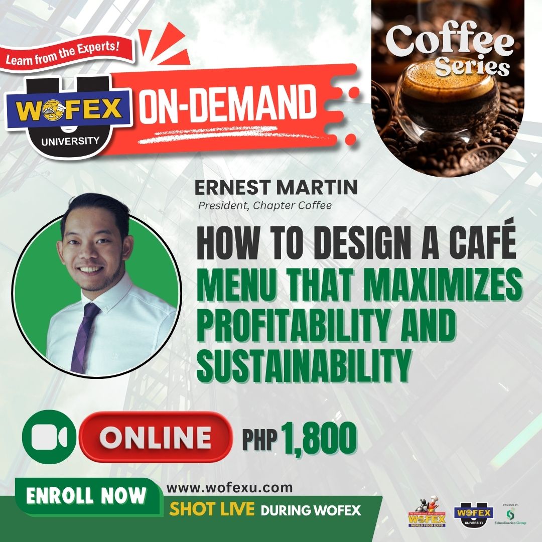 How to Design a Café Menu That Maximizes Profitability & Sustainability(On-demand)