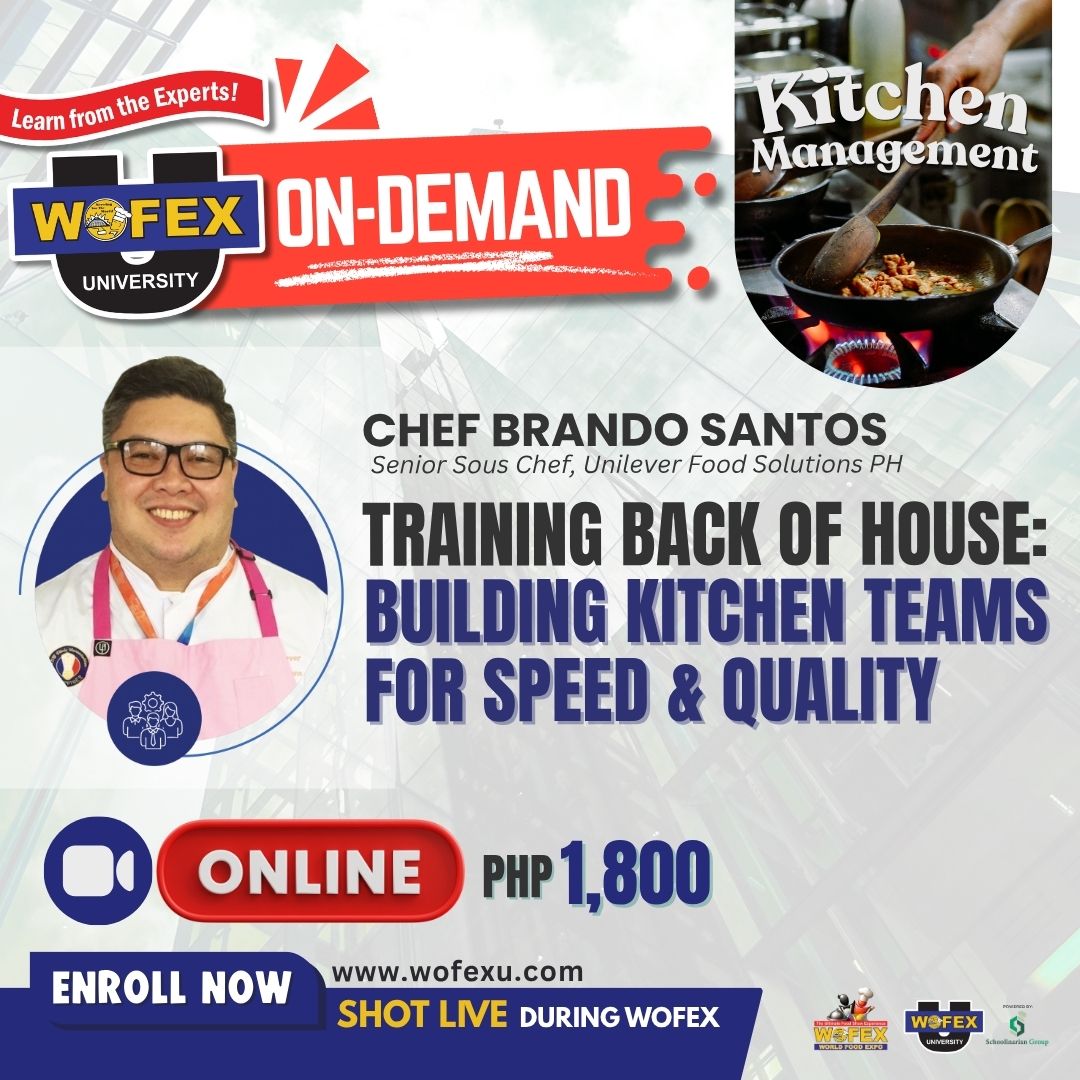 Training Back of House: Building Kitchen Teams for Speed & Quality(On-demand)