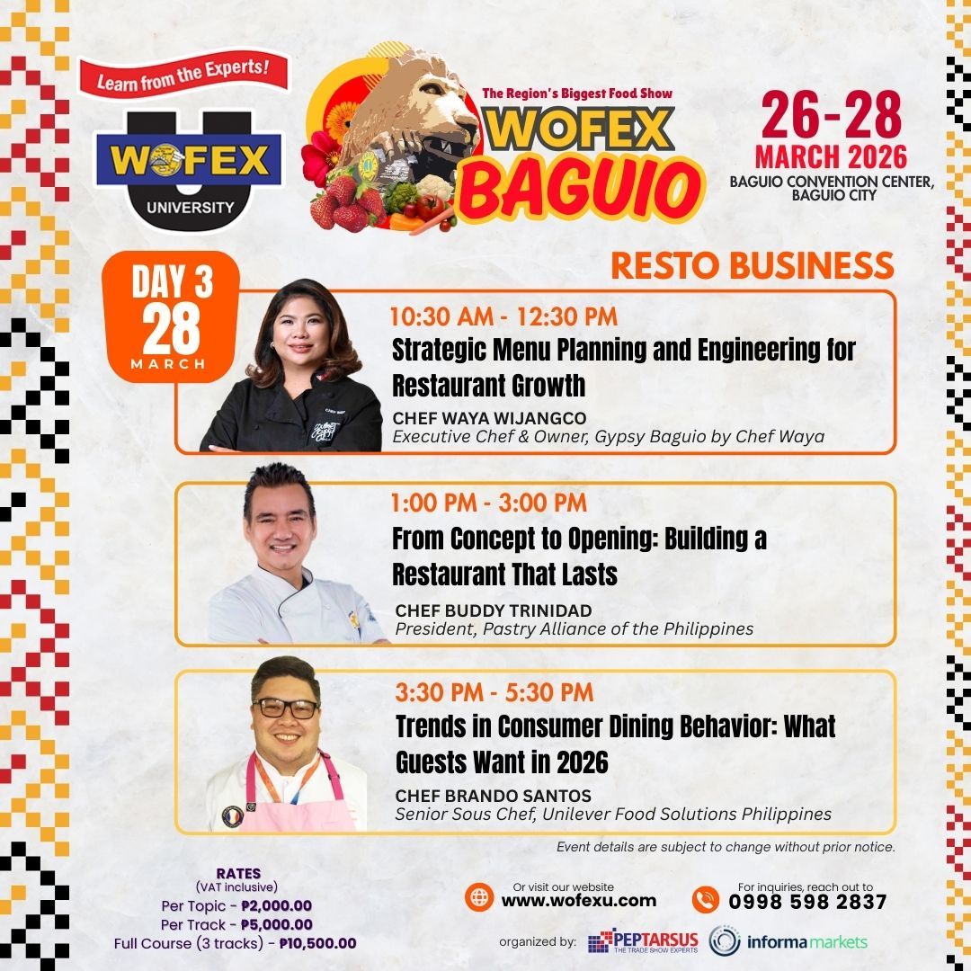 WOFEX University Seminars in WOFEX Baguio 2026