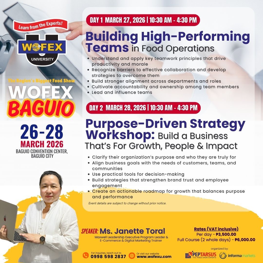 Self-development Track in WOFEX Baguio 2026