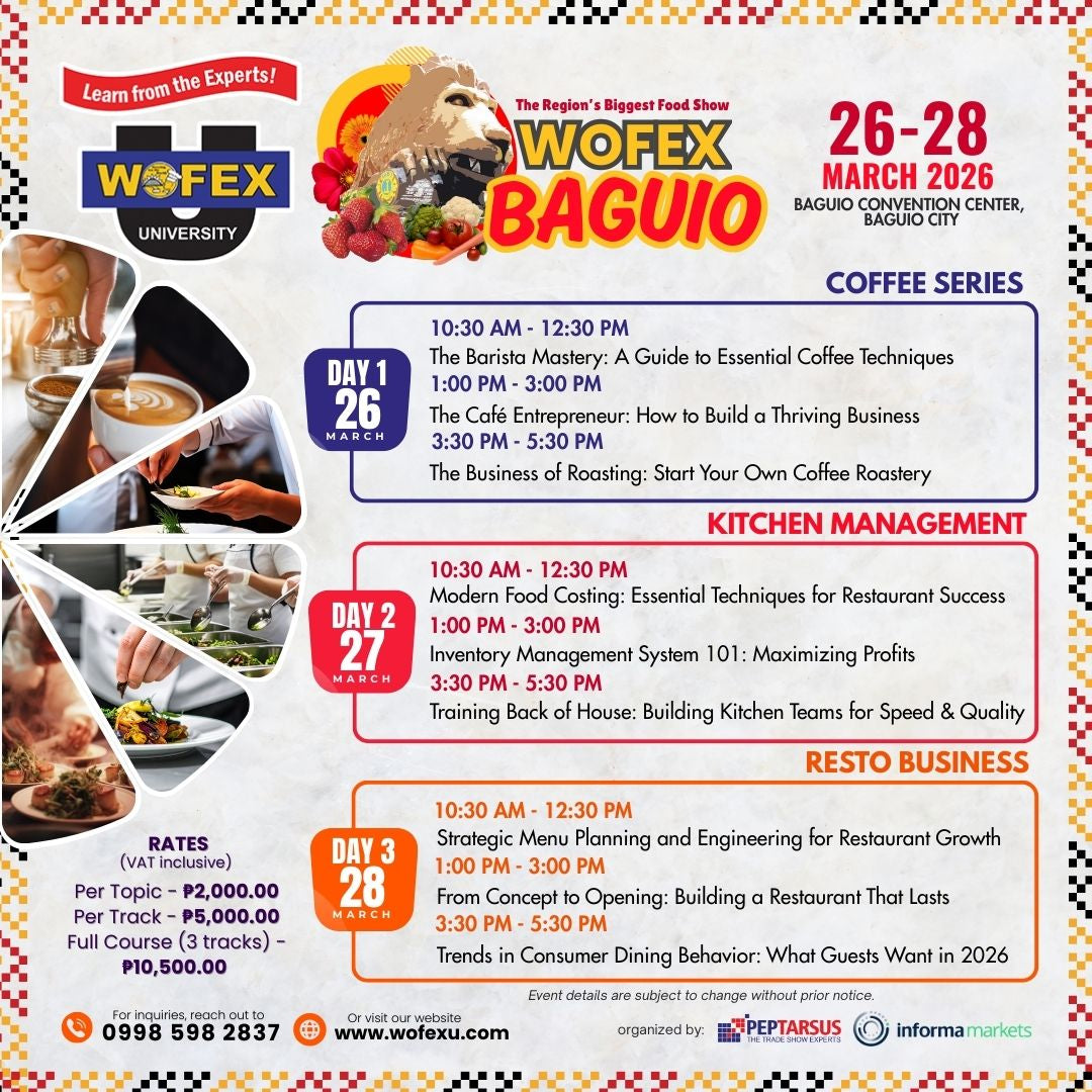 WOFEX University Seminars in WOFEX Baguio 2026