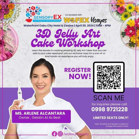 SensoryEx Cebu 2024: 3D Jelly Art Cake Workshop (Whole Day Session)
