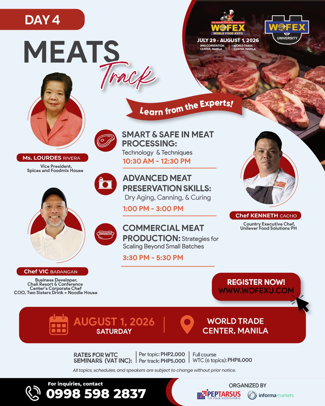 WOFEX University Seminars in WOFEX Manila (WTC)