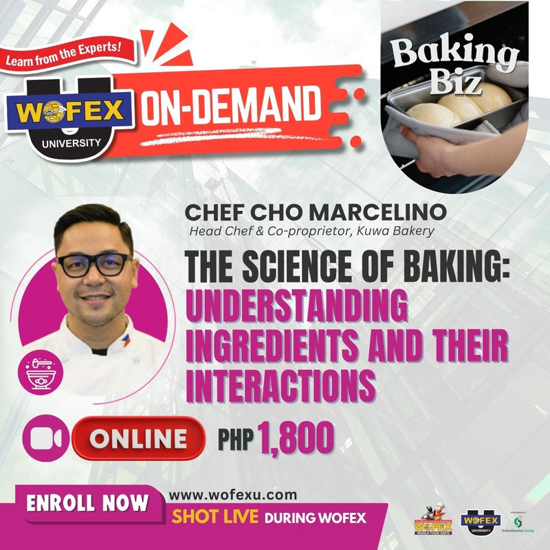 The Science of Baking: Understanding Ingredients and Their Interactions(On-demand)