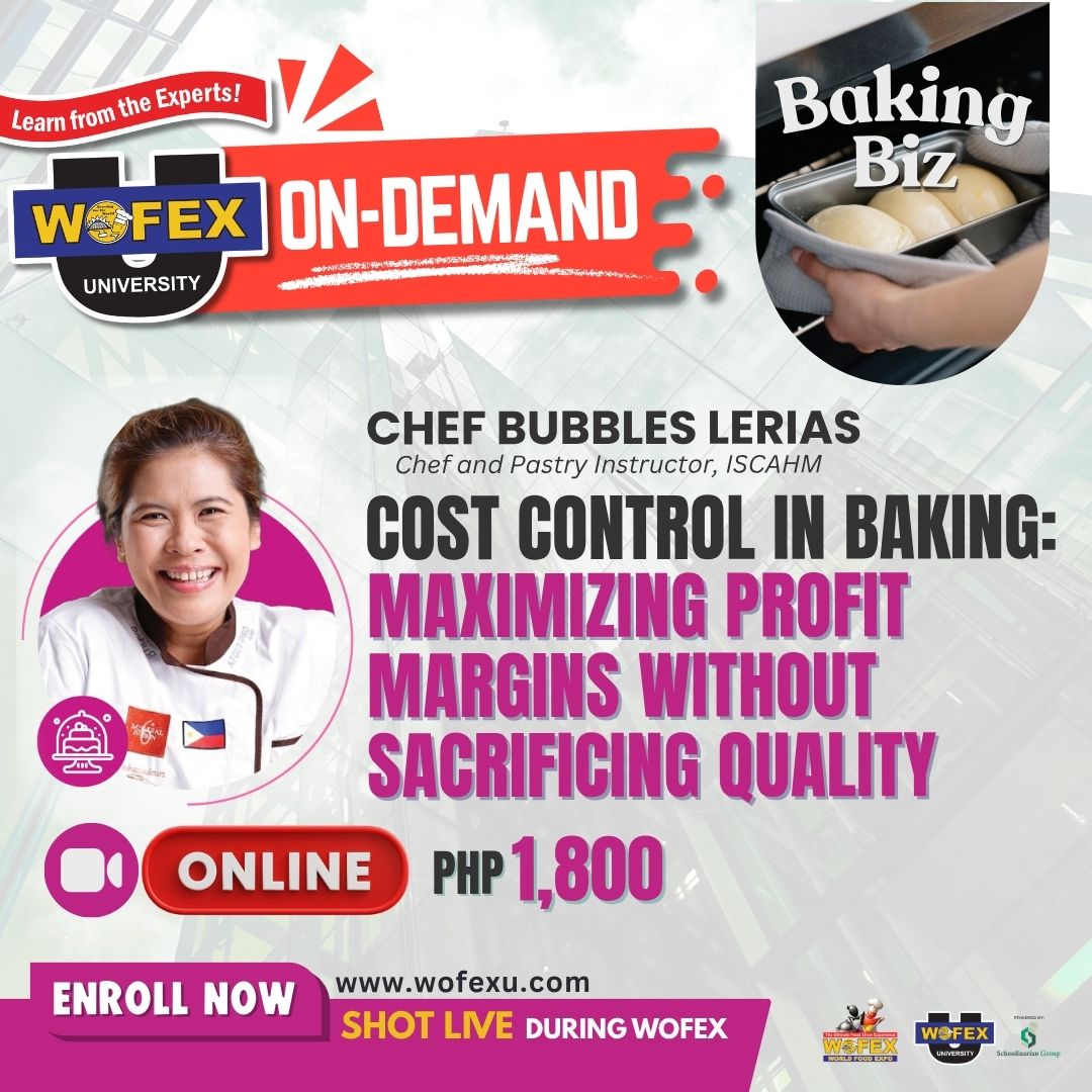 Cost Control in Baking: Maximizing Profit Margins Without Sacrificing Quality(On-demand)