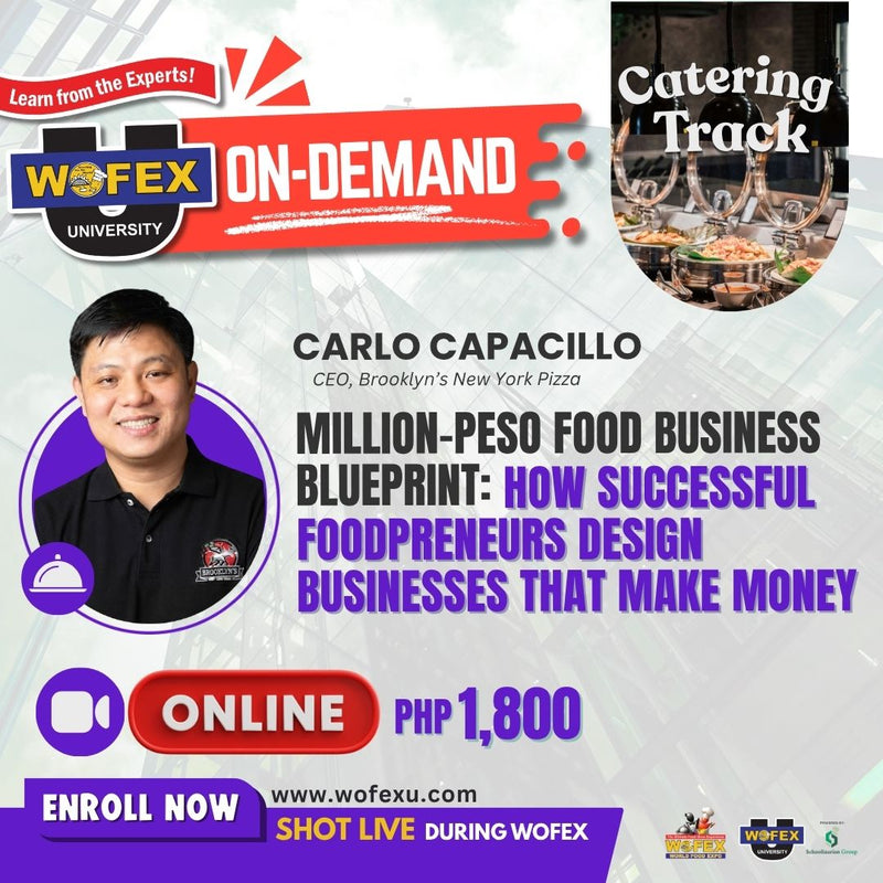 Million-Peso Food Business Blueprint: How Successful Foodpreneurs Design Businesses That Make Money(On-Demand)