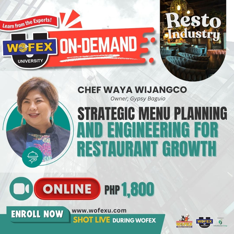Strategic Menu Planning and Engineering for Restaurant Growth(On-demand)