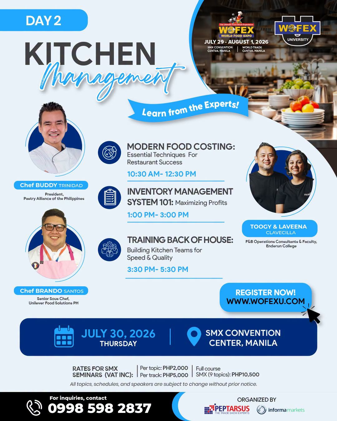 WOFEX University Seminars in WOFEX Manila (SMX)