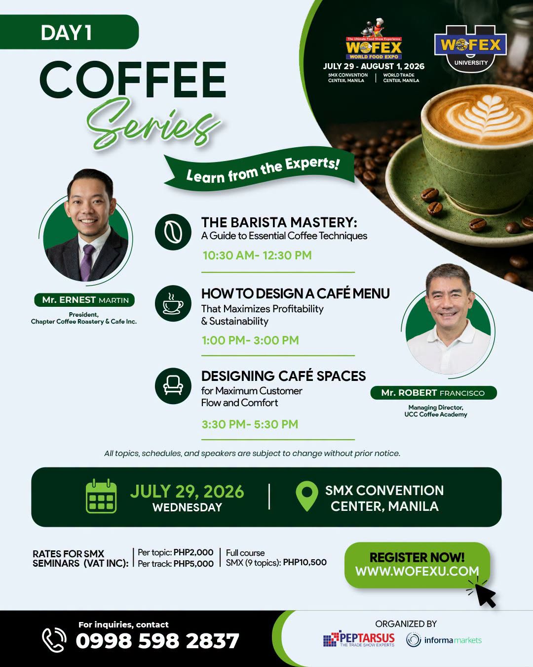 WOFEX University Seminars in WOFEX Manila (SMX)