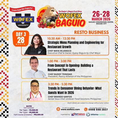 WOFEX University Seminars in WOFEX Baguio 2026