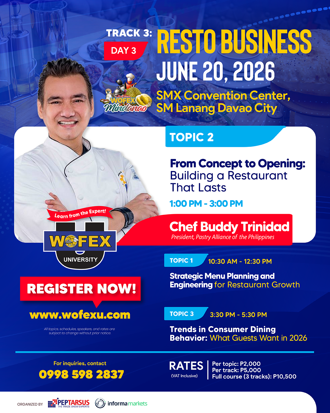 WOFEX University Seminars in WOFEX Davao 2026