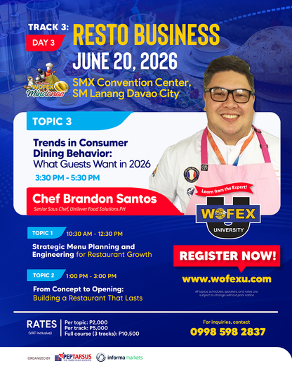 WOFEX University Seminars in WOFEX Davao 2026