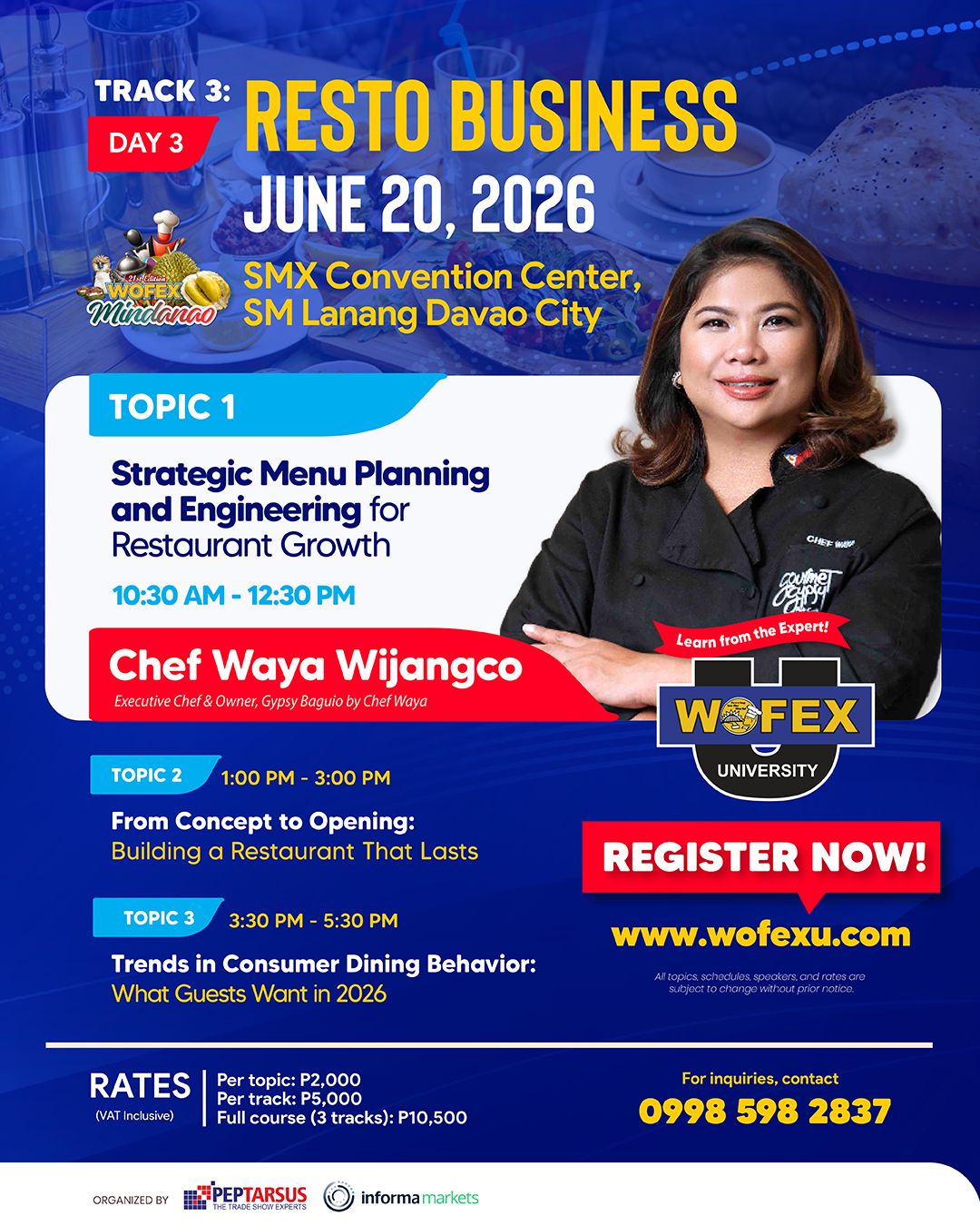 WOFEX University Seminars in WOFEX Davao 2026