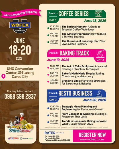 WOFEX University Seminars in WOFEX Davao 2026