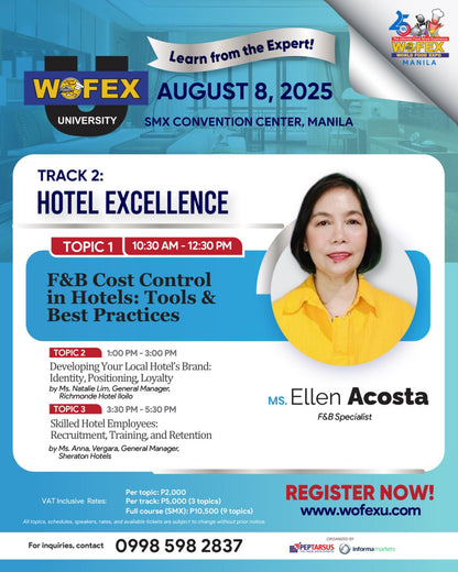 WOFEX University Seminars (SMX Convention Center)