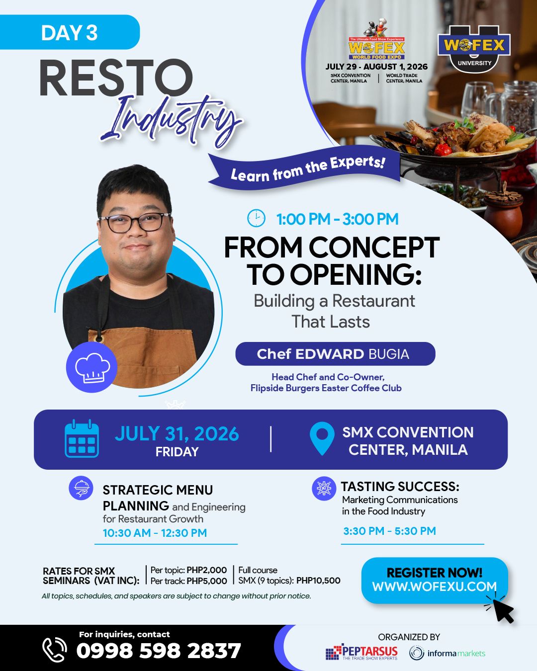 WOFEX University Seminars in WOFEX Manila (SMX)