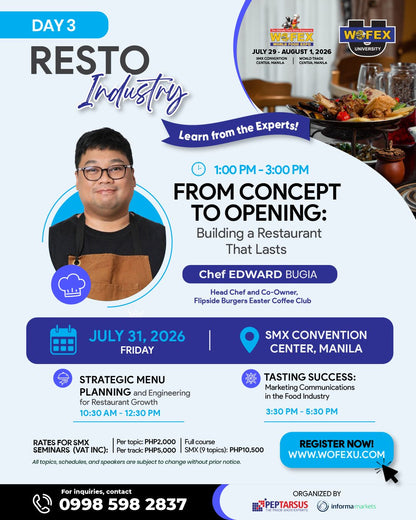 WOFEX University Seminars in WOFEX Manila (SMX)
