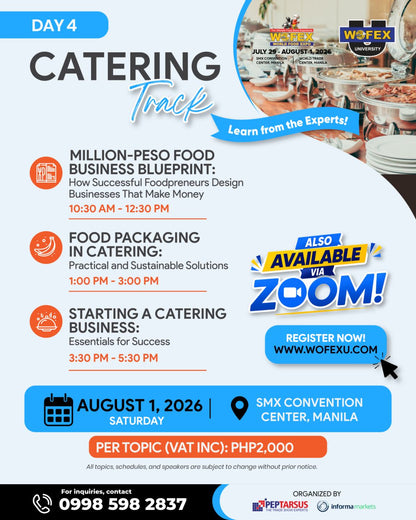 Catering Track in WOFEX Manila 2026