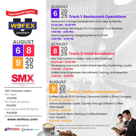 WOFEX University Seminars (SMX Convention Center)