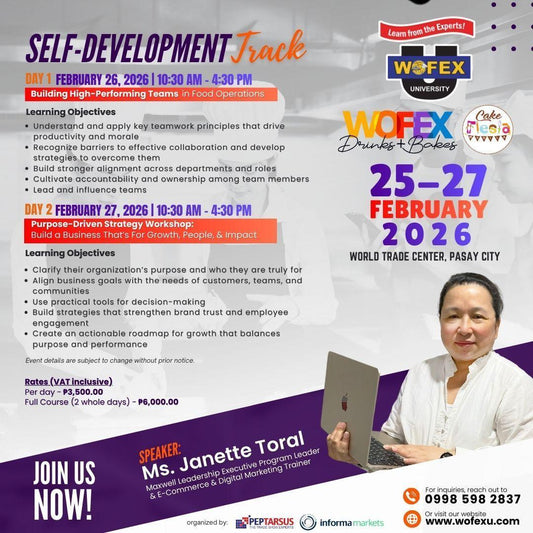 Self-development Track in WOFEX U Drinks 2026