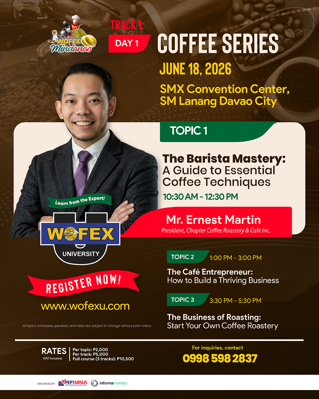WOFEX University Seminars in WOFEX Davao 2026