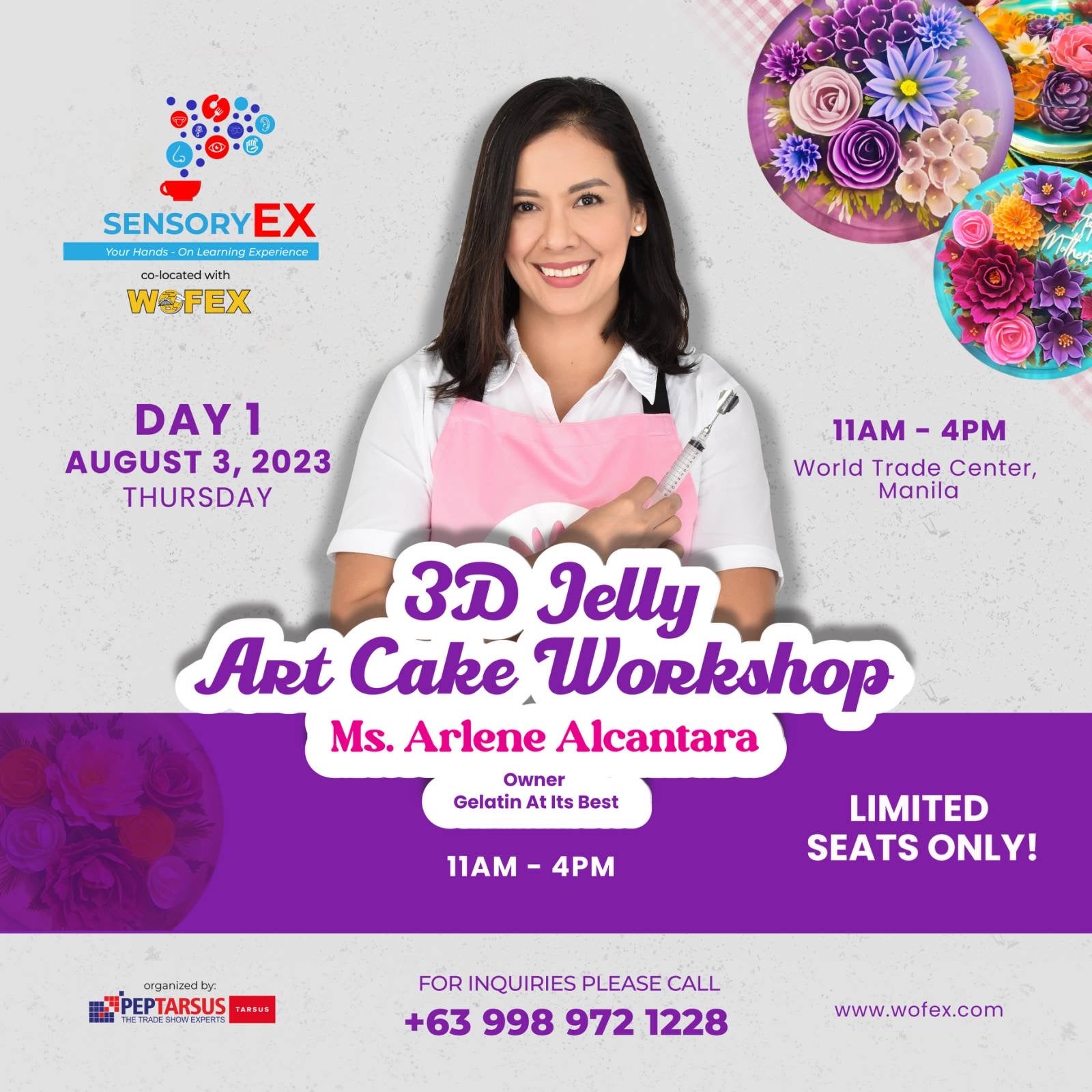 3D Jelly Art Cake Workshop - Whole Day Workshop – WOFEX University