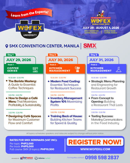 WOFEX University Seminars in WOFEX Manila (SMX)