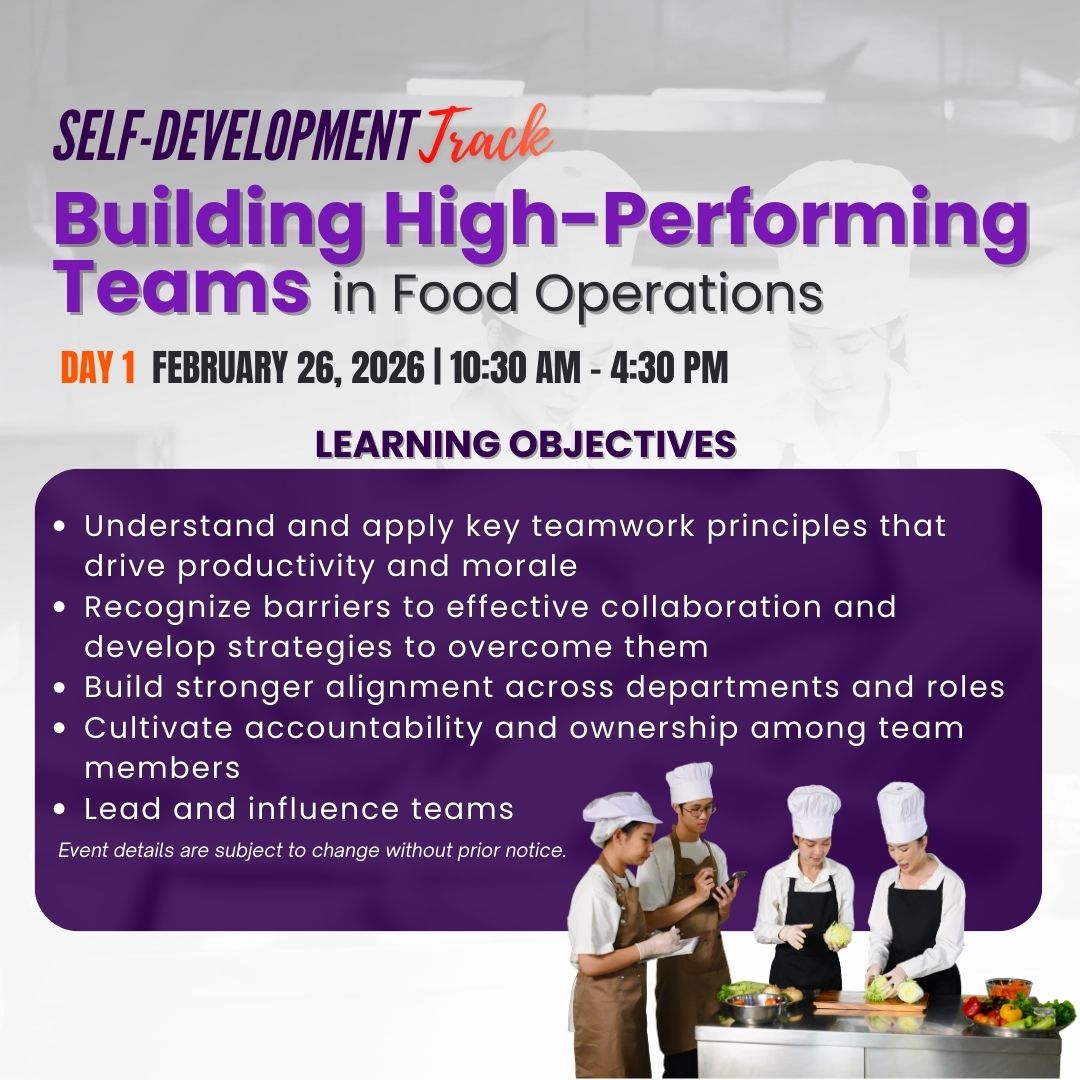 Self-development Track in WOFEX U Drinks 2026