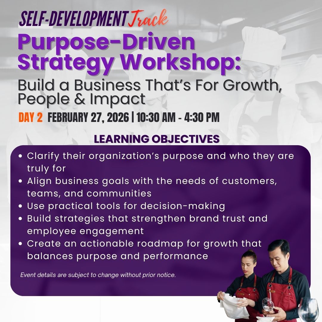 Self-development Track in WOFEX U Drinks 2026