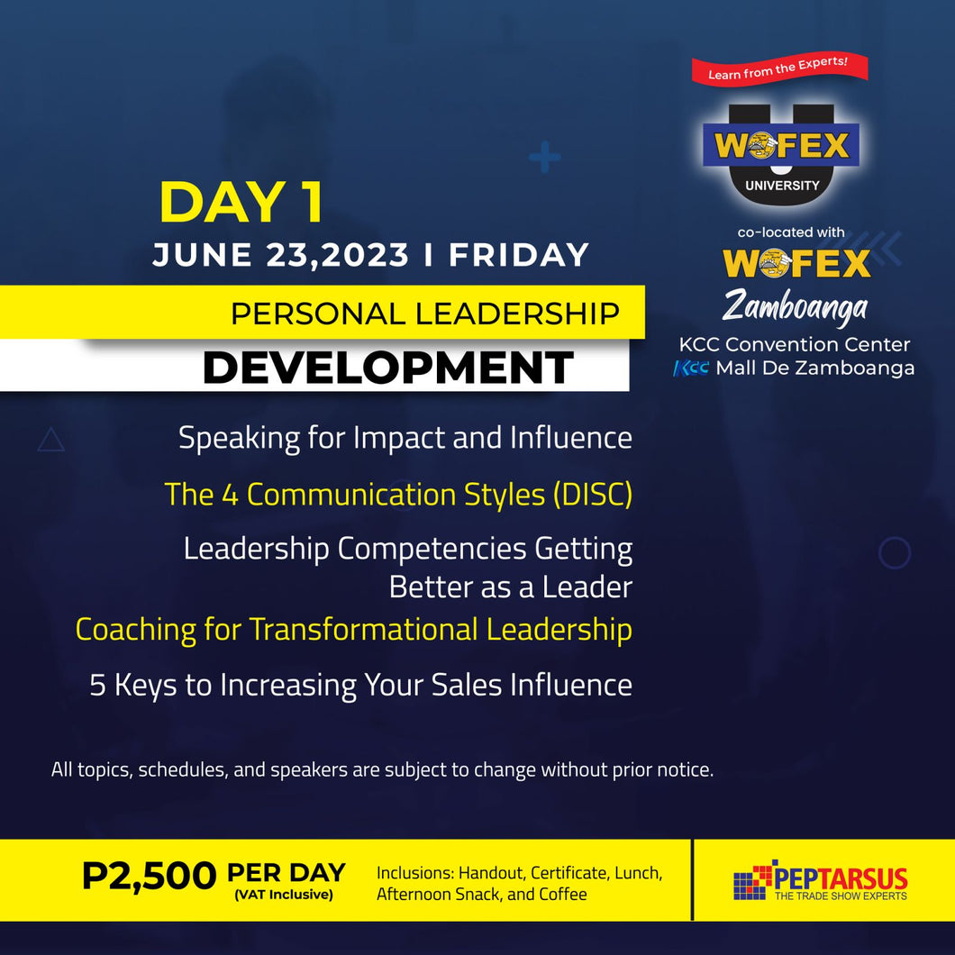Personal Leadership & Social Media Marketing in Zamboanga 2023