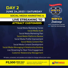 Load image into Gallery viewer, Personal Leadership &amp; Social Media Marketing in Zamboanga 2023
