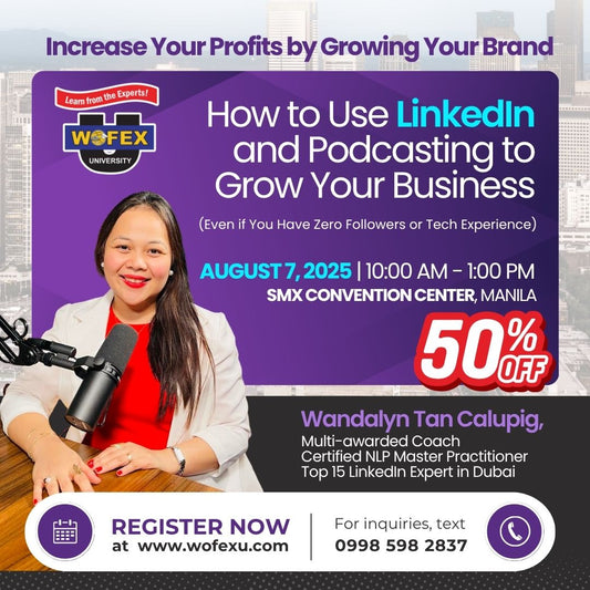 50% OFF!!! How to Use LinkedIn And Podcasting & How to Rewire Your Mind Seminars