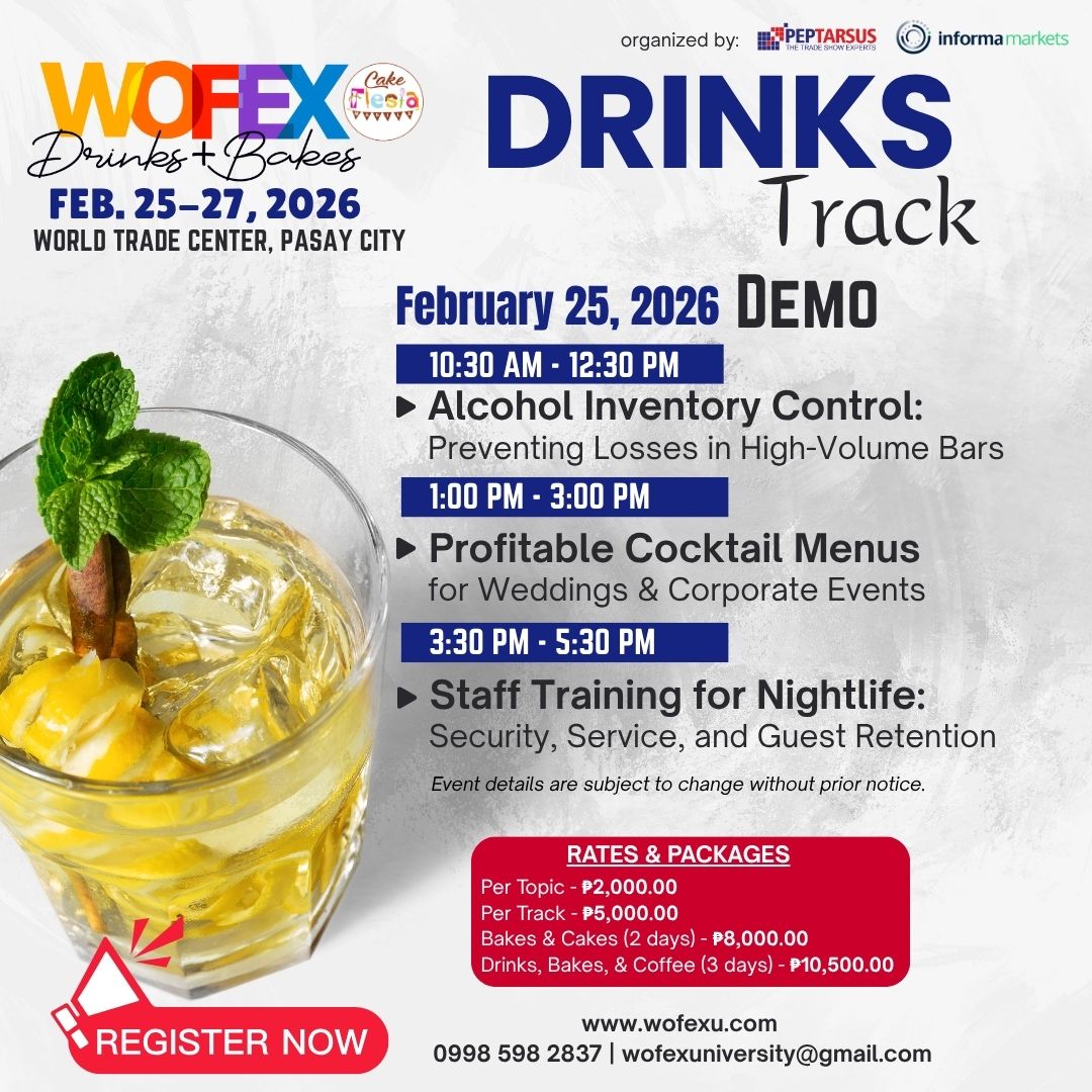 WOFEX University Seminars in WOFEX Drinks 2026