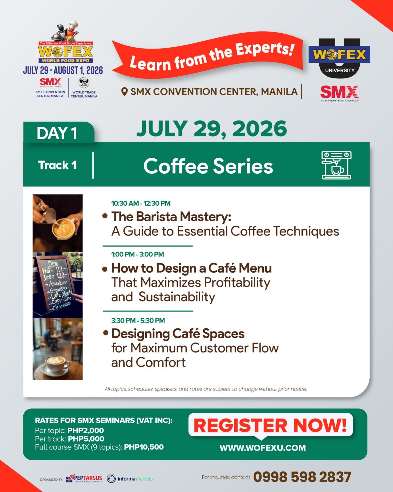 WOFEX University Seminars in WOFEX Manila (SMX)
