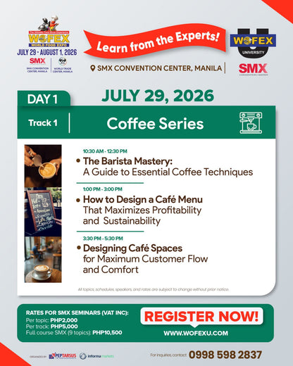 WOFEX University Seminars in WOFEX Manila (SMX)