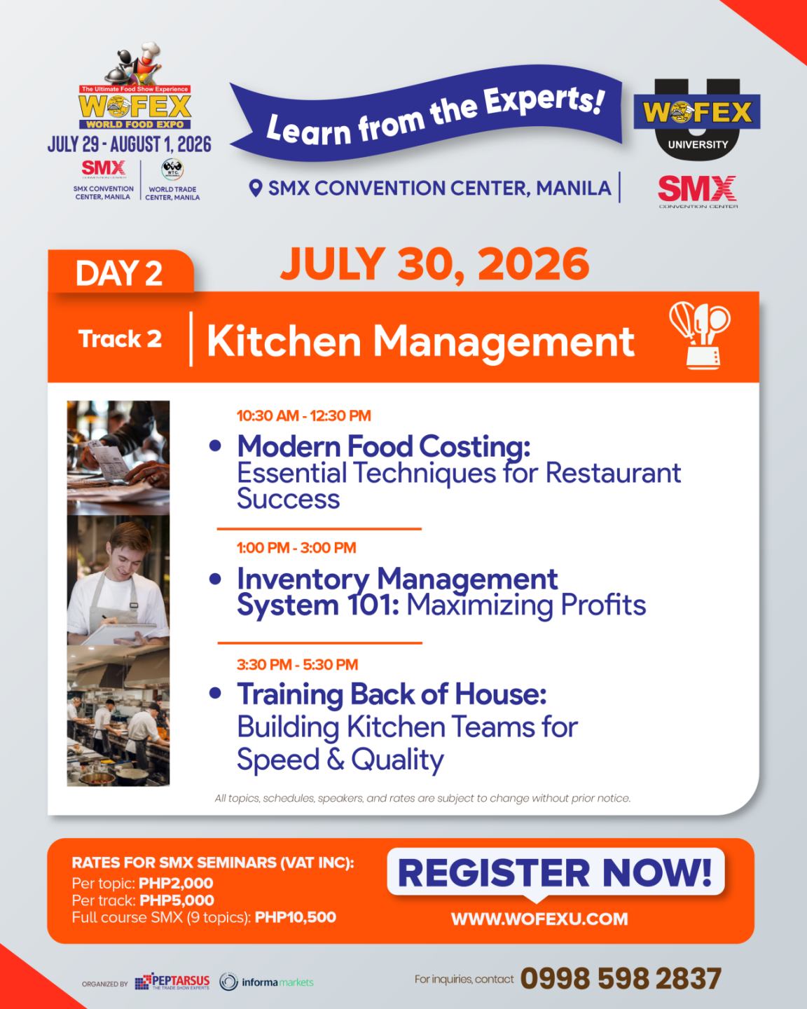 WOFEX University Seminars in WOFEX Manila (SMX)