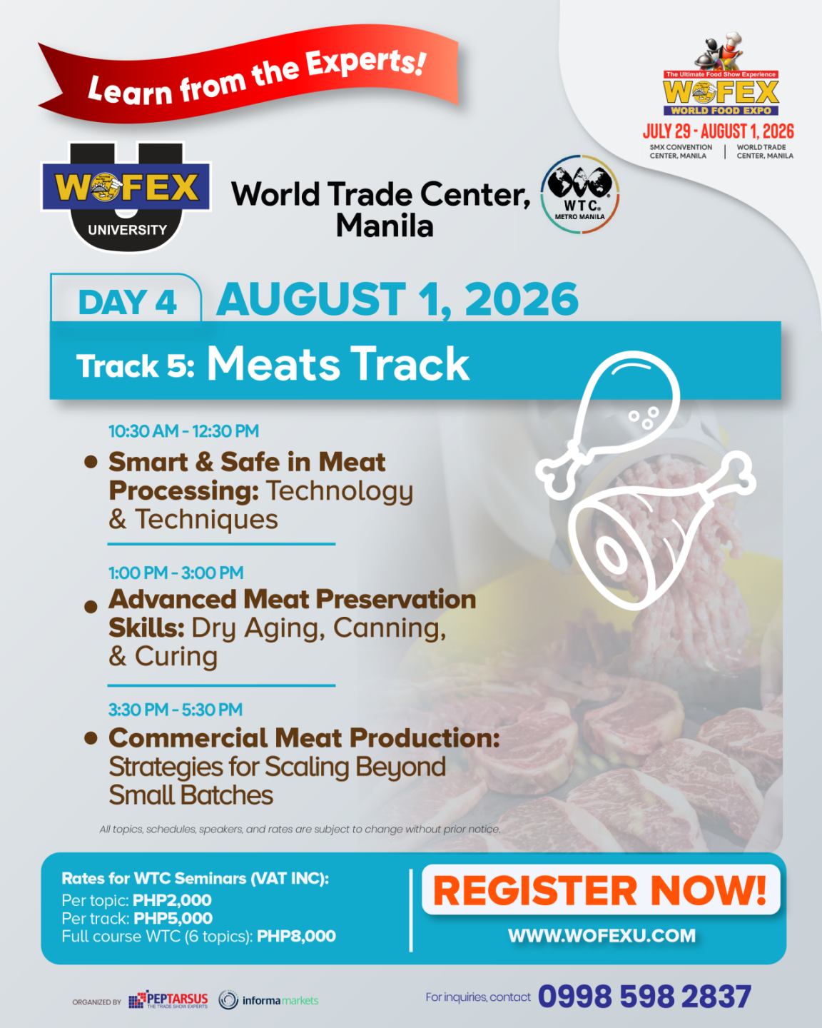 WOFEX University Seminars in WOFEX Manila (WTC)