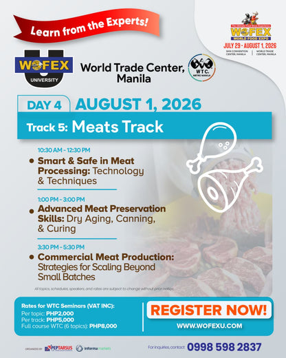WOFEX University Seminars in WOFEX Manila (WTC)