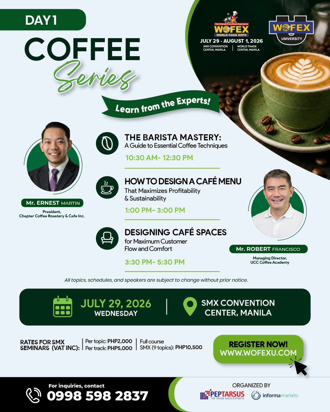 WOFEX University Seminars in WOFEX Manila (SMX)