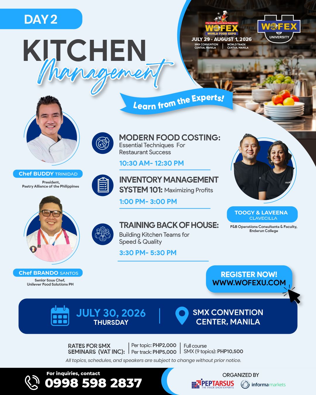 WOFEX University Seminars in WOFEX Manila (SMX)