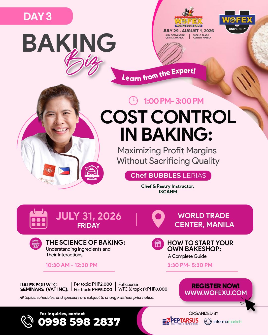 WOFEX University Seminars in WOFEX Manila (WTC)