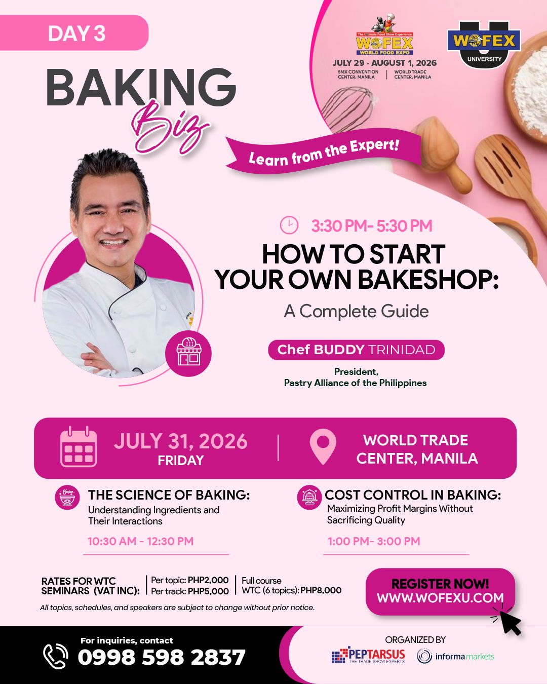 WOFEX University Seminars in WOFEX Manila (WTC)
