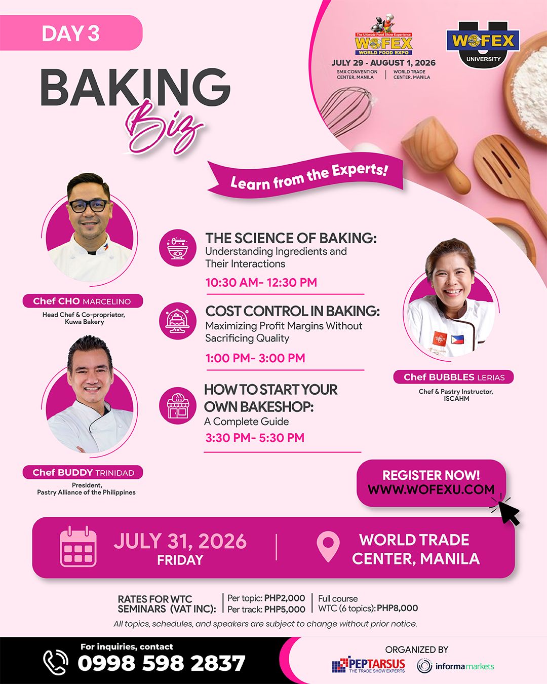 WOFEX University Seminars in WOFEX Manila (WTC)