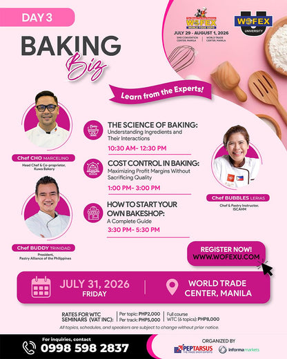 WOFEX University Seminars in WOFEX Manila (WTC)