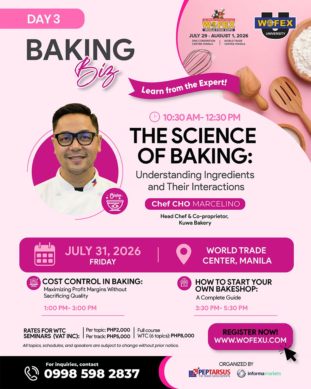 WOFEX University Seminars in WOFEX Manila (WTC)