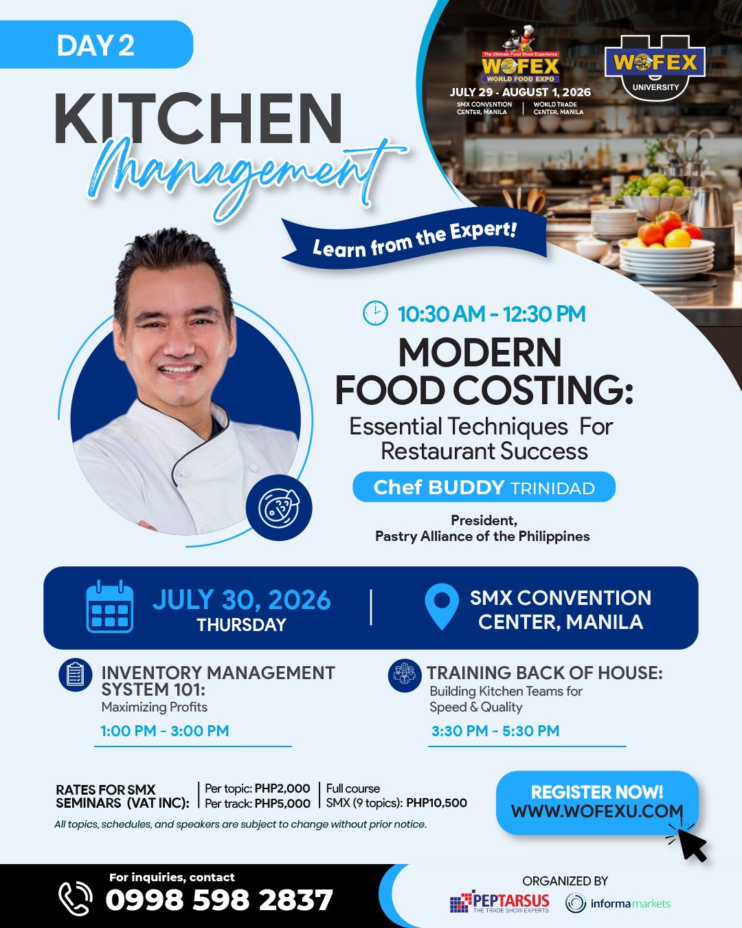 WOFEX University Seminars in WOFEX Manila (SMX)