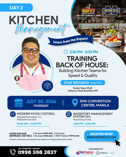 WOFEX University Seminars in WOFEX Manila (SMX)