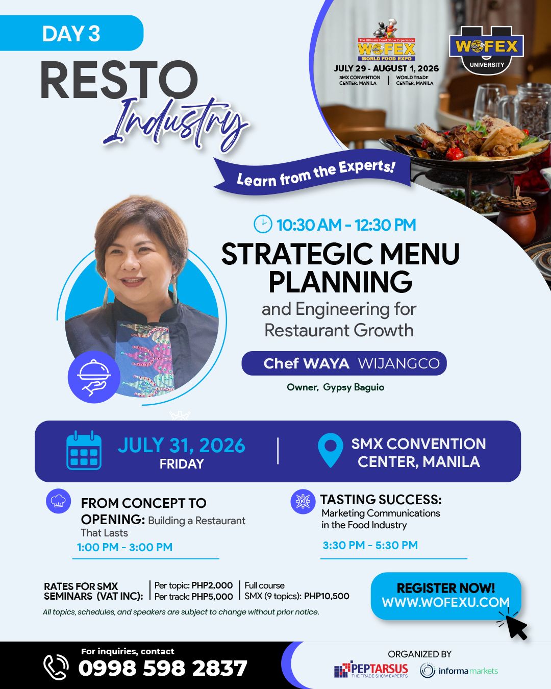 WOFEX University Seminars in WOFEX Manila (SMX)