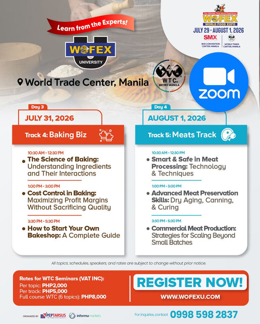 WOFEX University Seminars in WOFEX Manila (WTC)