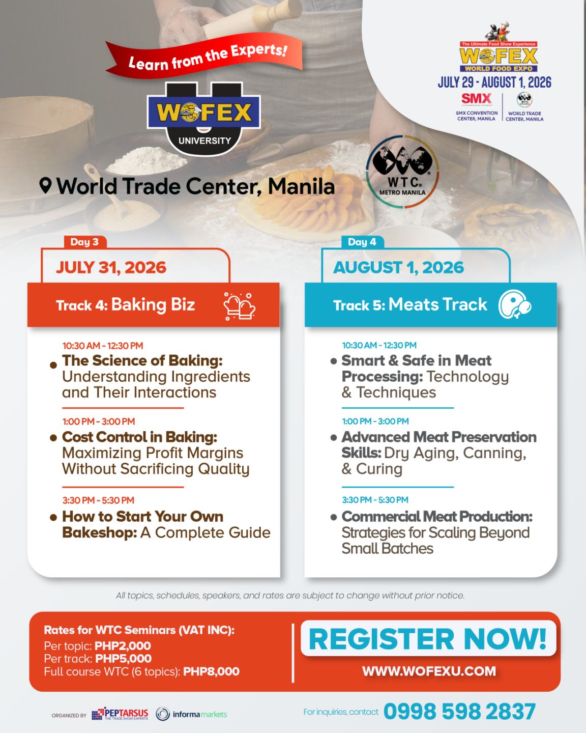 WOFEX University Seminars in WOFEX Manila (WTC)